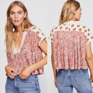 Free People Leilani Ivory Blouse Urban Outfitters